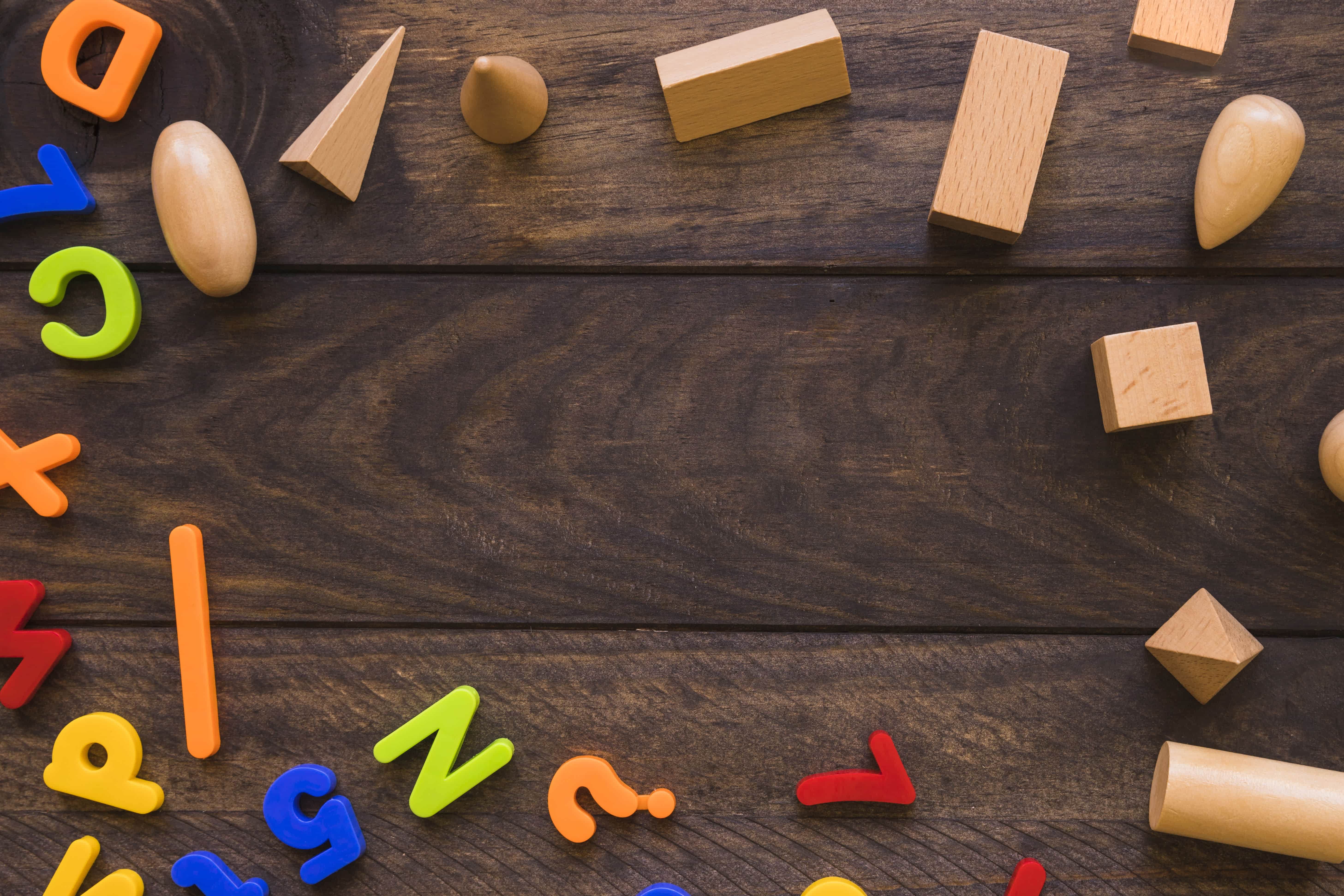 blocks and letters