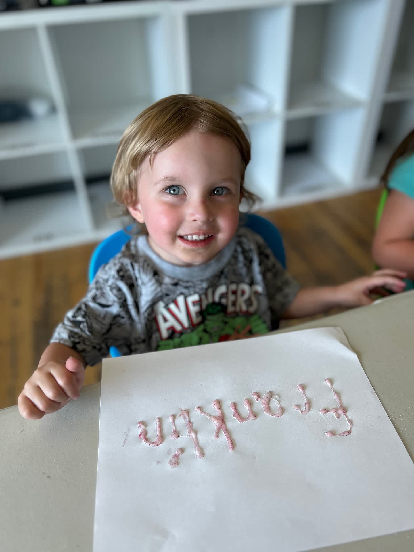 child smiling